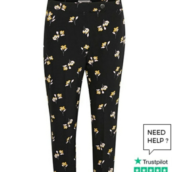 BNWT black floral  Soaked in Luxury Pant - Picture 1 of 4